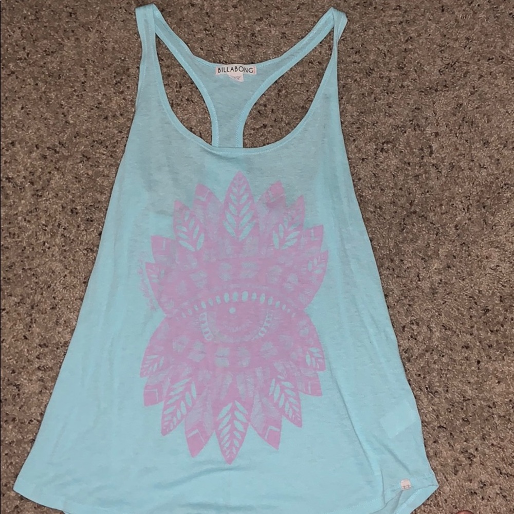Racer back flowy blue/purple tank